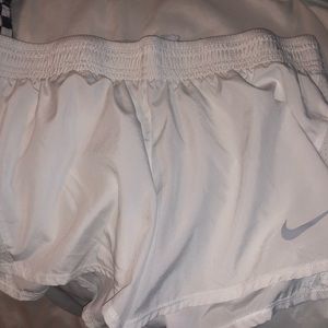 White Nike Athletic Shorts